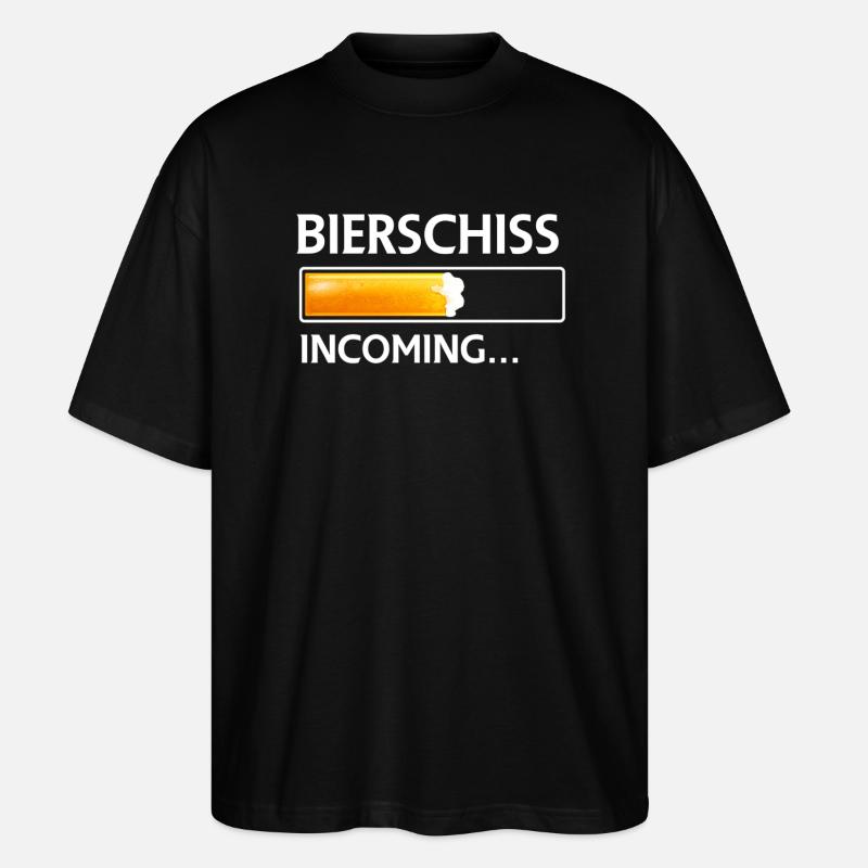 Bier Party lustig - Stanley/Stella Oversized Unisex Bio T-Shirt Blaster 2.0 - Schwarz