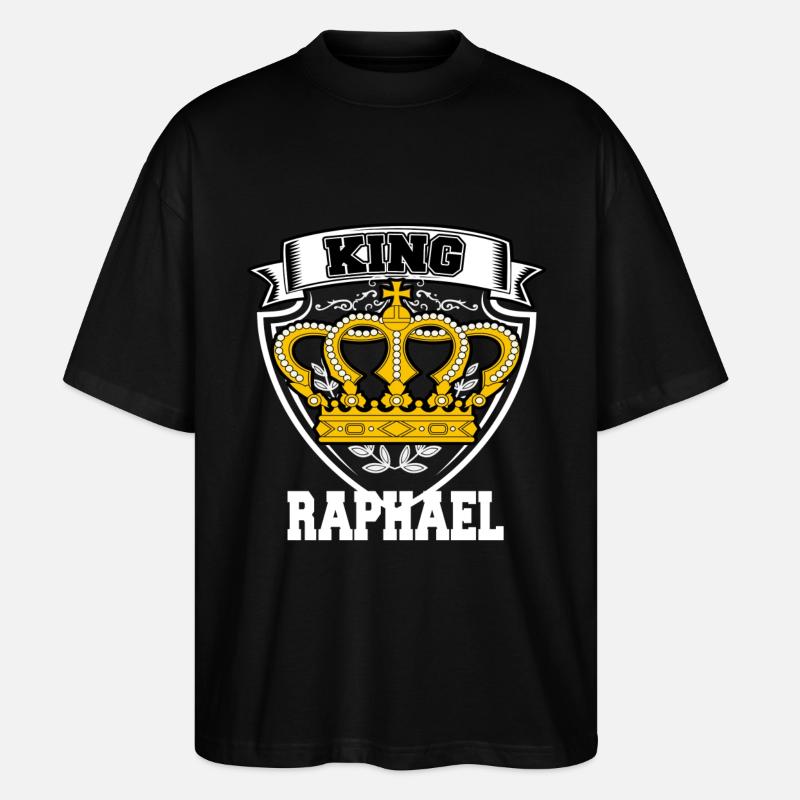 König RAPHAEL - T-shirt bio Blaster 2.0 coupe oversize Stanley/Stella Unisexe - noir