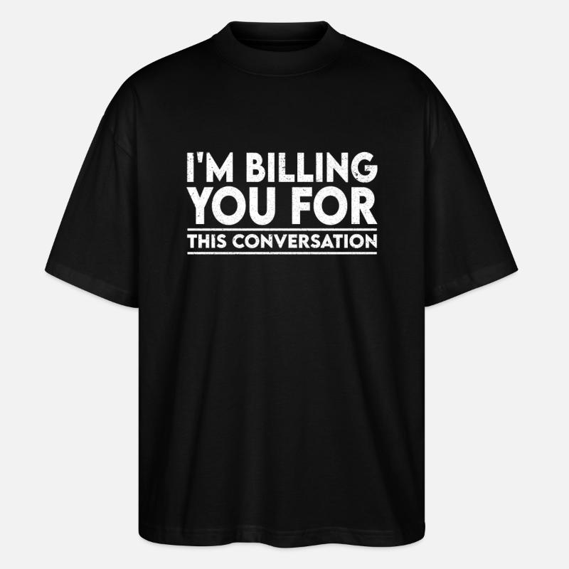 Anwalt - Stanley/Stella Oversized Unisex Bio T-Shirt Blaster 2.0 - Schwarz