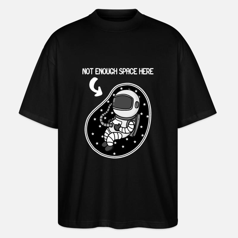 grossesse bébé enceinte - T-shirt bio Blaster 2.0 coupe oversize Stanley/Stella Unisexe - noir
