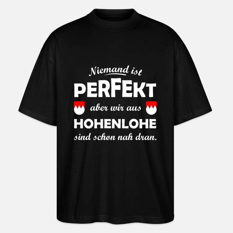 Le Hohenloher - T-shirt bio Blaster 2.0 coupe oversize Stanley/Stella Unisexe - noir