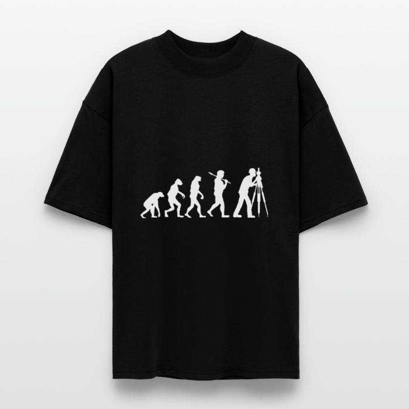 Evolution engineer surveying gift profession Stanley/Stella Oversized Unisex Organic T-shirt Blaster 2.0