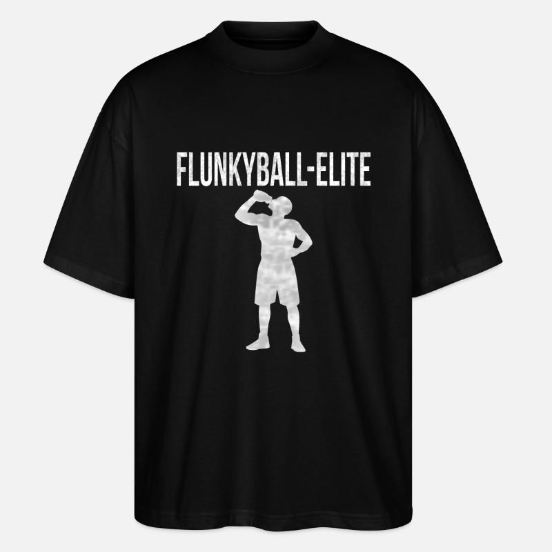 Flunkyball-Elite - Stanley/Stella Oversized Unisex Bio T-Shirt Blaster 2.0 - Schwarz