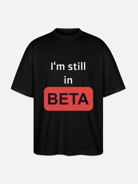 Still in Beta - Stanley/Stella Oversized Unisex Bio T-Shirt Blaster 2.0 - Schwarz