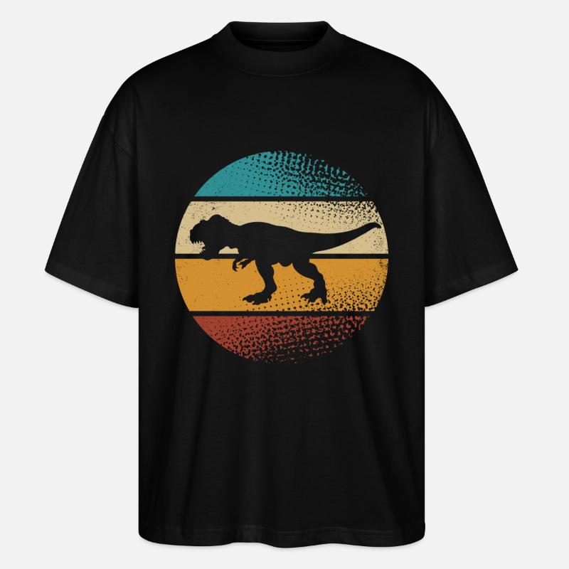 T Rex - Stanley/Stella Oversized Unisex Bio T-Shirt Blaster 2.0 - Schwarz