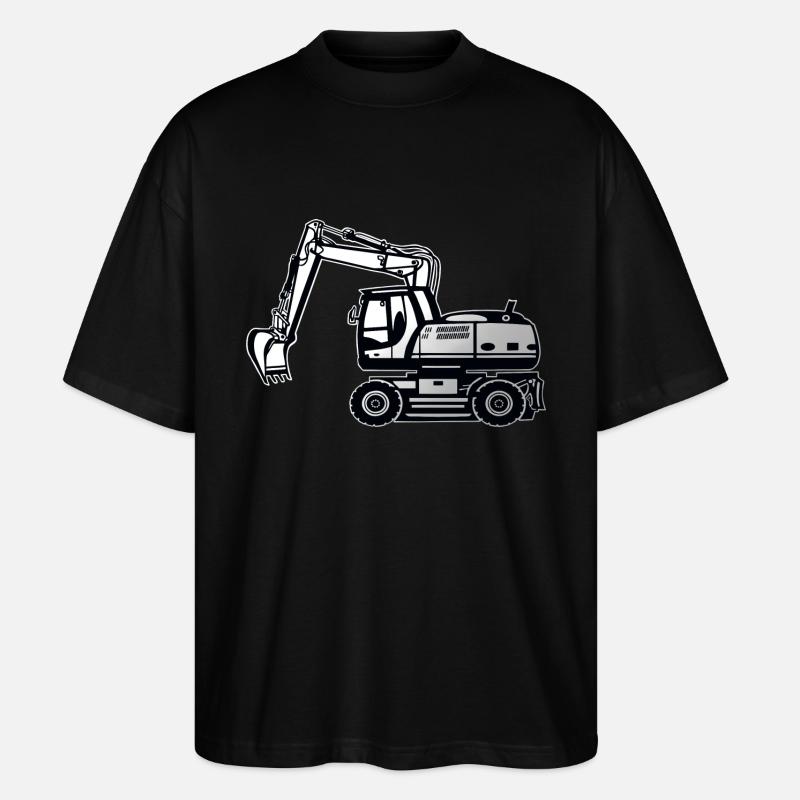 Excavatrice - T-shirt bio Blaster 2.0 coupe oversize Stanley/Stella Unisexe - noir