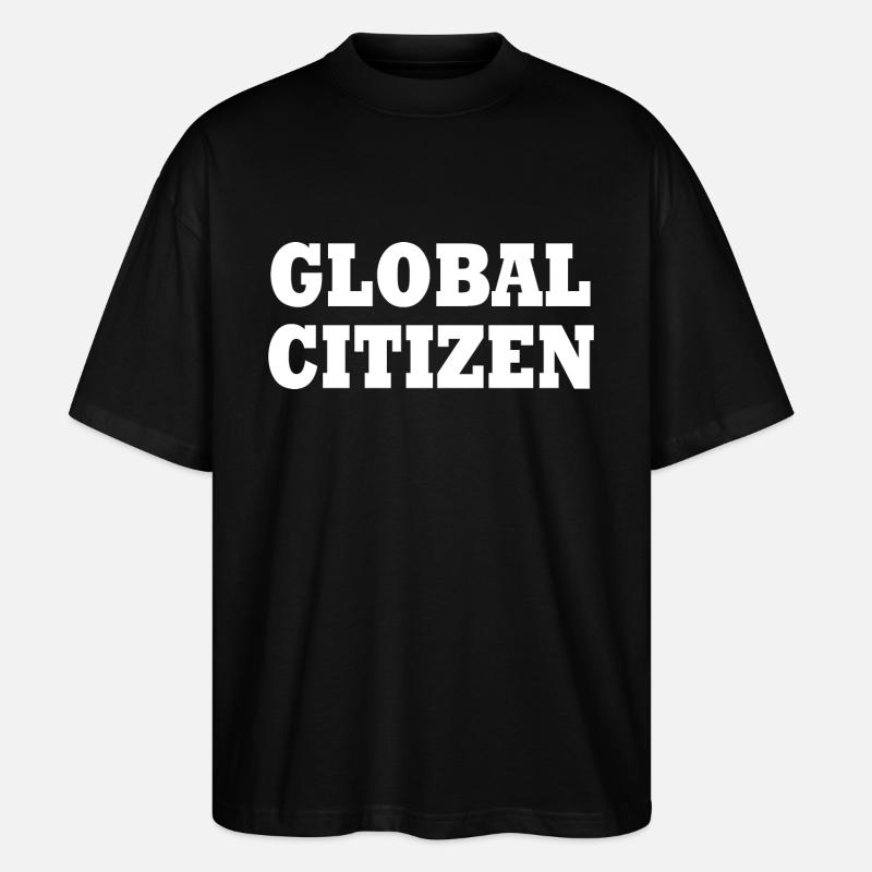 global citizen - T-shirt bio Blaster 2.0 coupe oversize Stanley/Stella Unisexe - noir