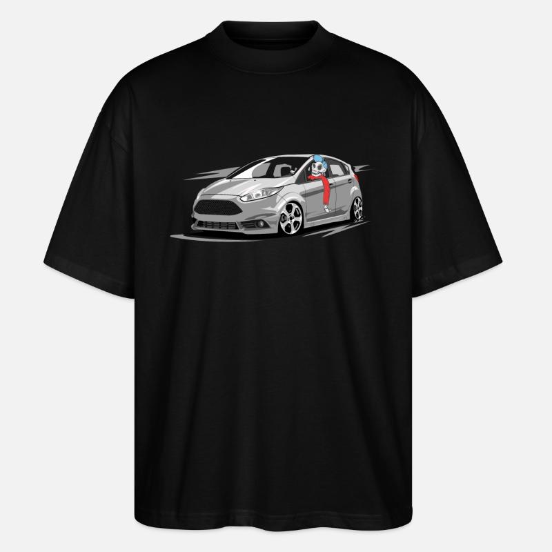 Fiesta 7 ST MK7 Skulldriver - Stanley/Stella Oversized Unisex Bio T-Shirt Blaster 2.0 - Schwarz