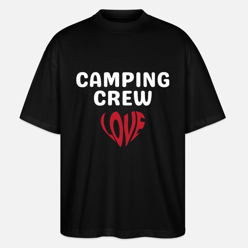 Équipe de camping - T-shirt bio Blaster 2.0 coupe oversize Stanley/Stella Unisexe - noir