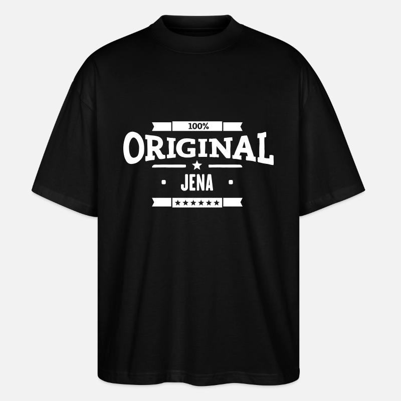 Original Jena - Stanley/Stella Oversized Unisex Bio T-Shirt Blaster 2.0 - Schwarz