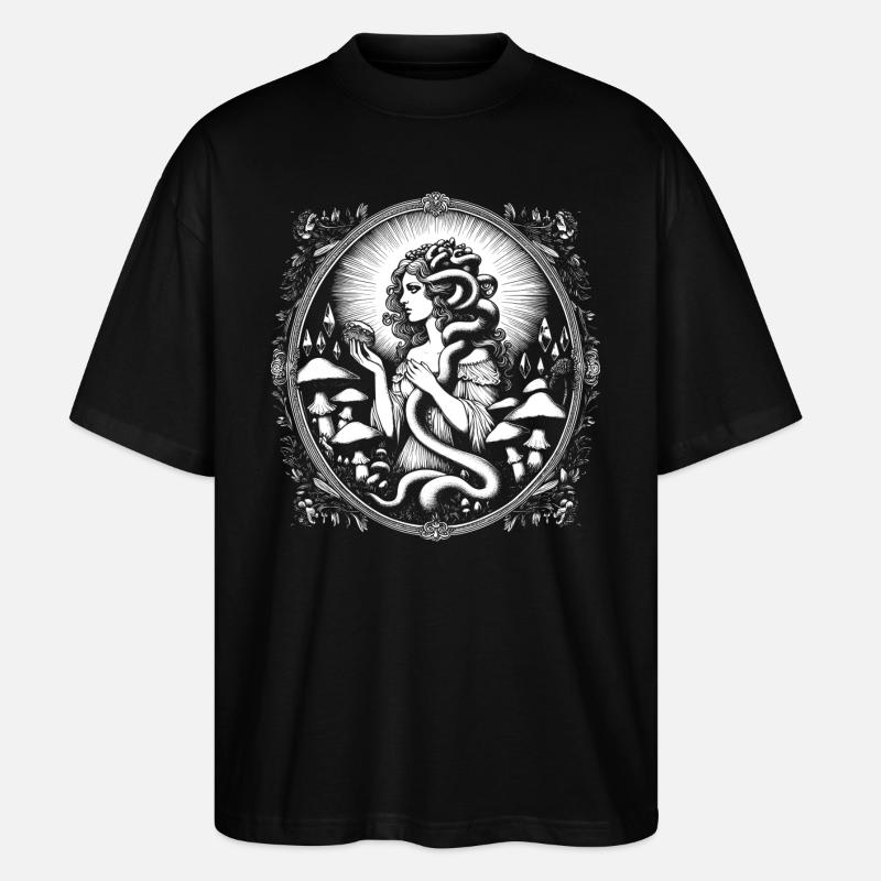 Witch Champi - T-shirt bio Blaster 2.0 coupe oversize Stanley/Stella Unisexe - noir