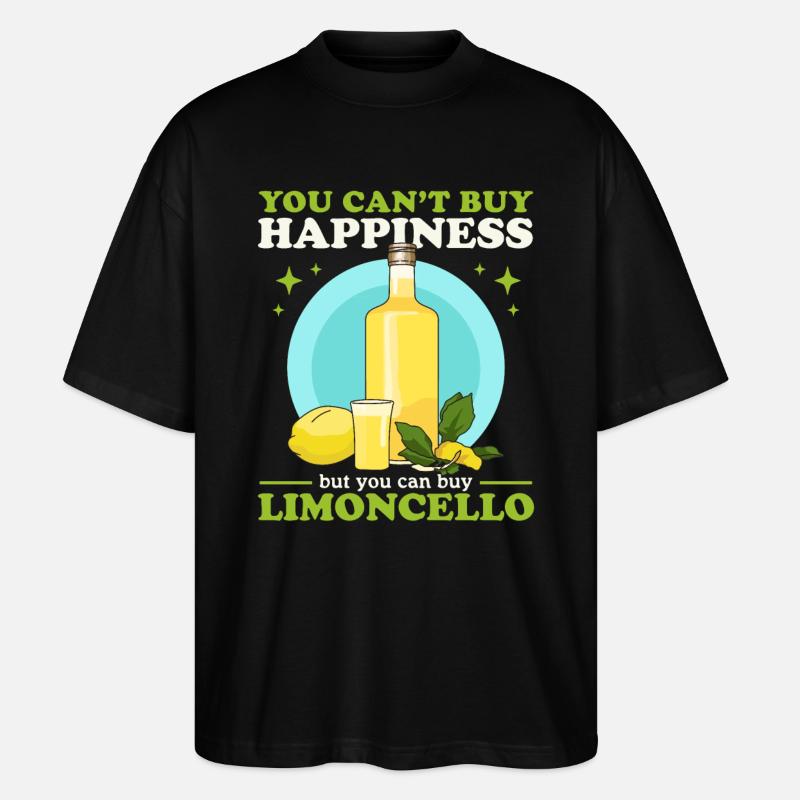 Limoncello Citrons Limoncellos Liqueur Cadeaux - T-shirt bio Blaster 2.0 coupe oversize Stanley/Stella Unisexe - noir