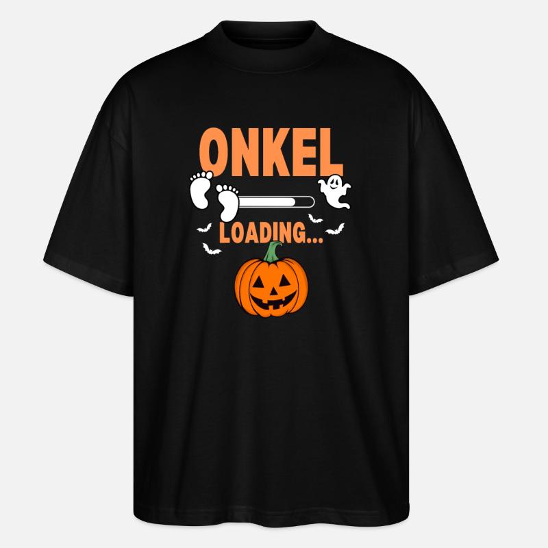 Uncle Loading Halloween - Stanley/Stella Oversized Unisex Organic T-shirt Blaster 2.0 - black