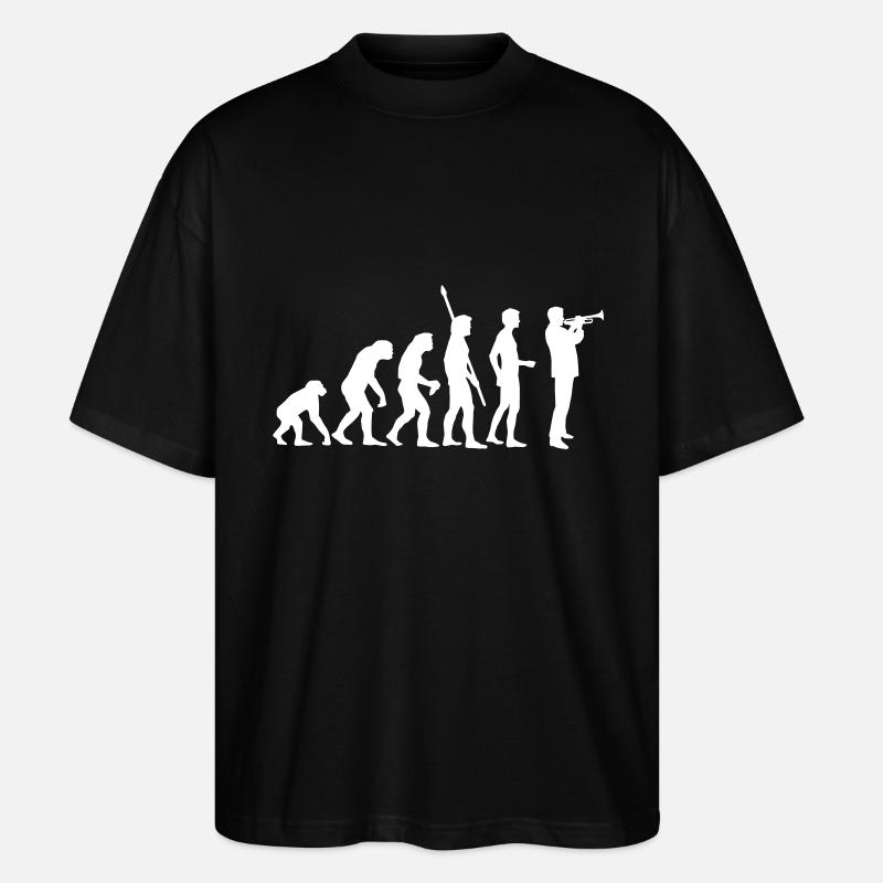 evolution_trompeter - T-shirt bio Blaster 2.0 coupe oversize Stanley/Stella Unisexe - noir