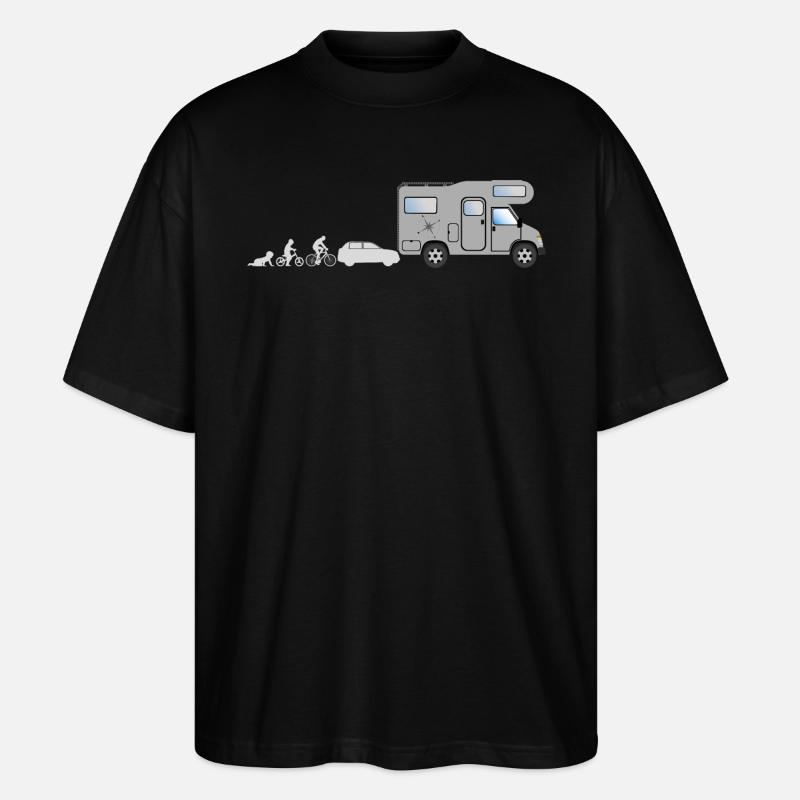 Evolution Camper - Stanley/Stella Oversized Unisex Organic T-shirt Blaster 2.0 - black