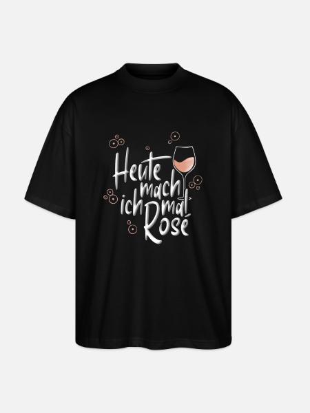 Lustiger Trinkspruch Rosé Wein - Stanley/Stella Oversized Unisex Bio T-Shirt Blaster 2.0 - Schwarz