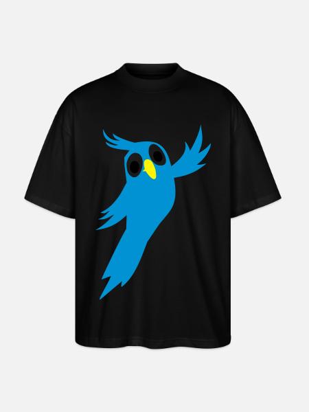 perroquet - T-shirt bio Blaster 2.0 coupe oversize Stanley/Stella Unisexe - noir