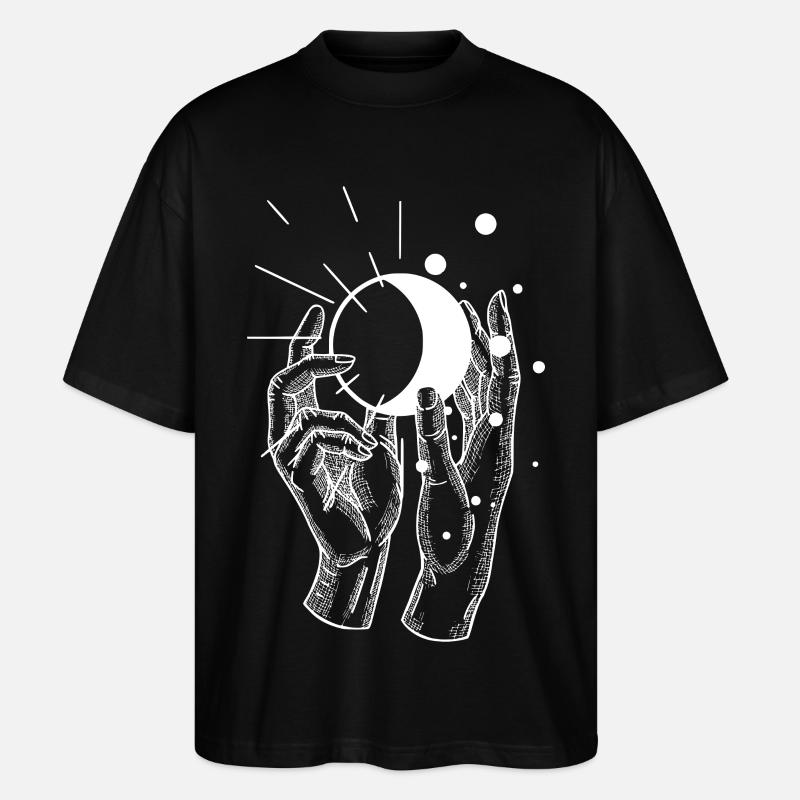 Sonnen Hand - Stanley/Stella Oversized Unisex Bio T-Shirt Blaster 2.0 - Schwarz