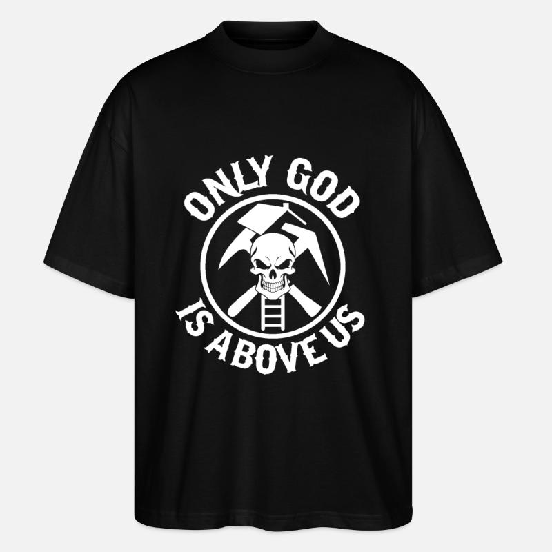 Couvreur Seul Dieu - T-shirt bio Blaster 2.0 coupe oversize Stanley/Stella Unisexe - noir