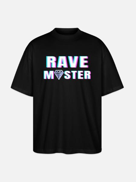 RAVE MASTER - Stanley/Stella Oversized Unisex Organic T-shirt Blaster 2.0 - black