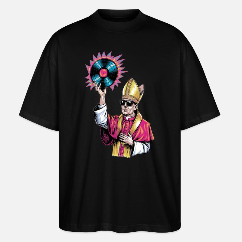 Keep the vibe alive - Stanley/Stella Oversized Unisex Organic T-shirt Blaster 2.0 - black