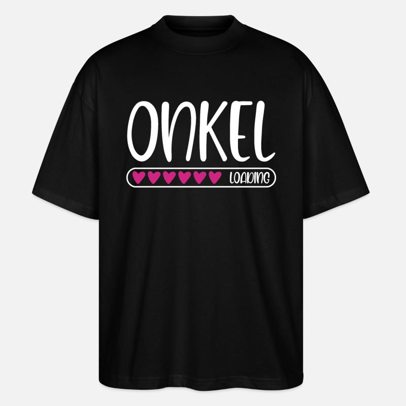Onkel loading - Stanley/Stella Oversized Unisex Bio T-Shirt Blaster 2.0 - Schwarz