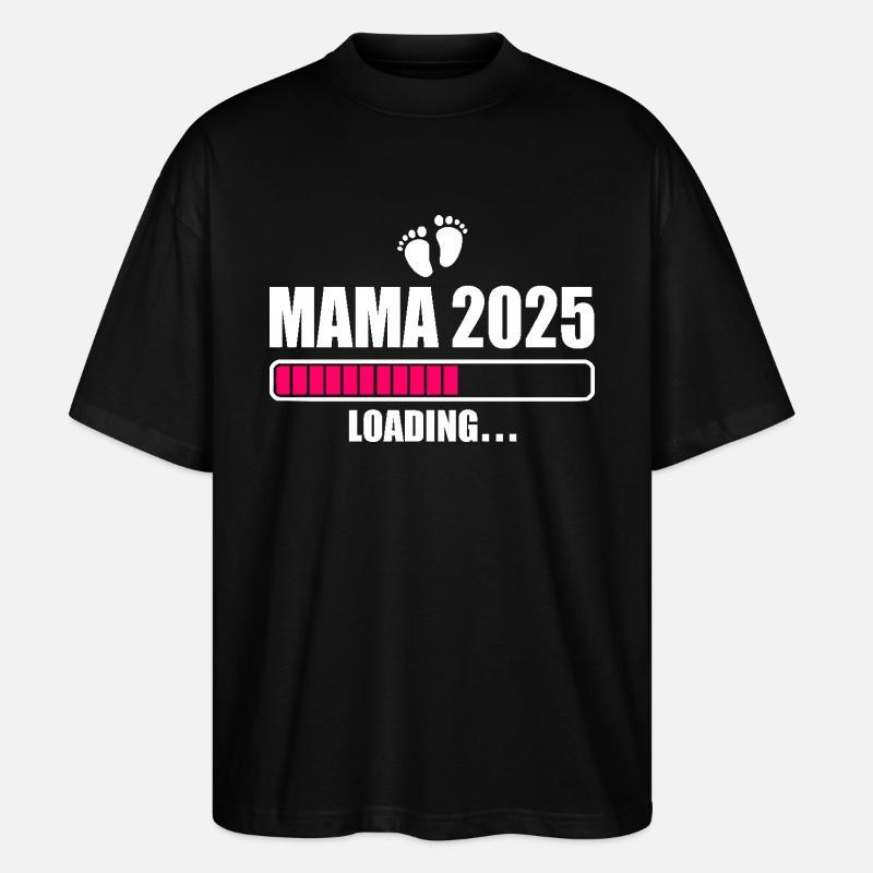 Mama 2025 - Stanley/Stella Oversized Unisex Bio T-Shirt Blaster 2.0 - Schwarz
