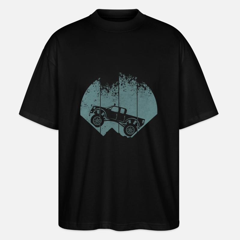 Monster Truck - Stanley/Stella Oversized Unisex Bio T-Shirt Blaster 2.0 - Schwarz