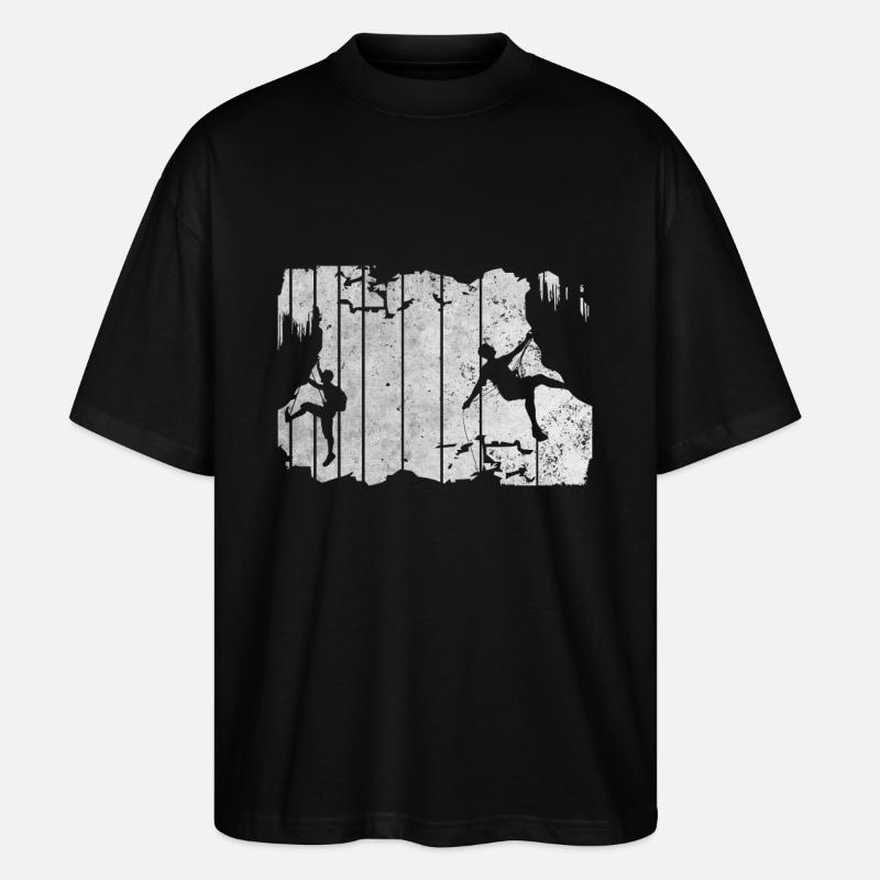 Escalade amis - T-shirt bio Blaster 2.0 coupe oversize Stanley/Stella Unisexe - noir
