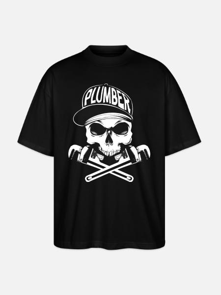 Klempner - Stanley/Stella Oversized Unisex Bio T-Shirt Blaster 2.0 - Schwarz