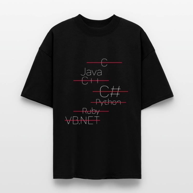 JAVA CODING / PROGRAMMING LANGUAGE Stanley/Stella Oversized Unisex Organic T-shirt Blaster 2.0