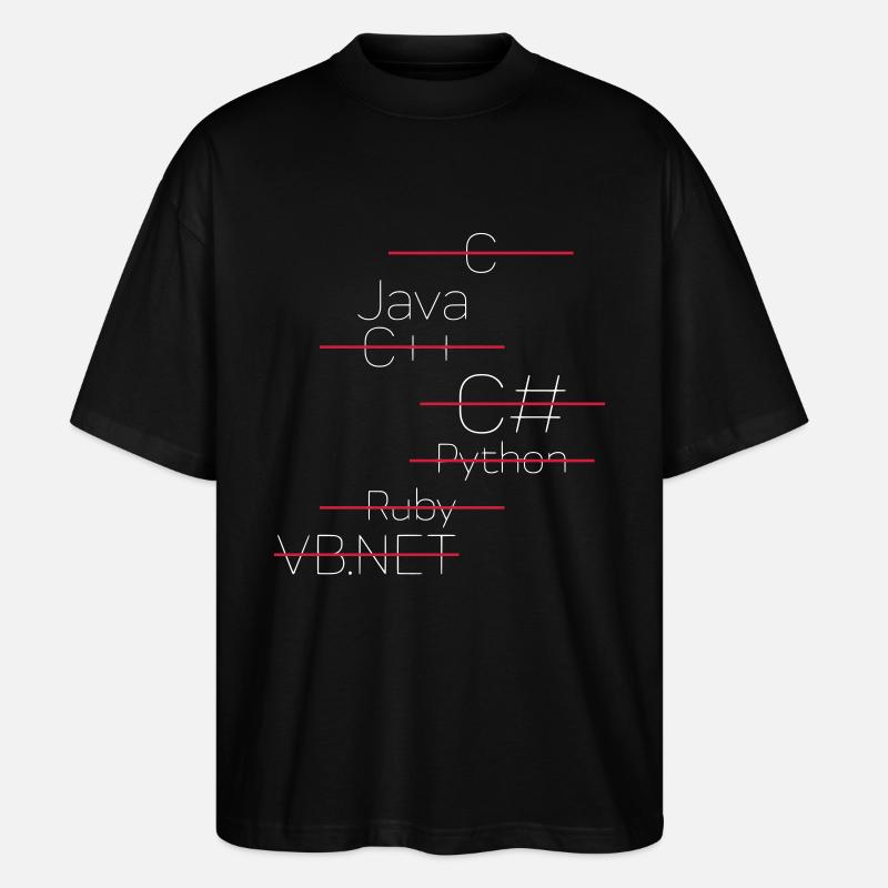 JAVA CODING / PROGRAMMIERSPRACHE - Stanley/Stella Oversized Unisex Bio T-Shirt Blaster 2.0 - Schwarz