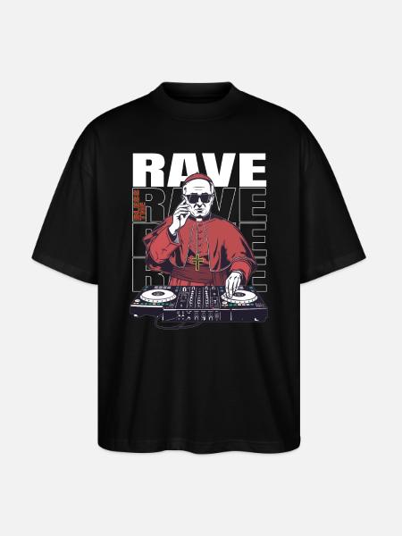 BLESS THE RAVE - Stanley/Stella Oversized Unisex Organic T-shirt Blaster 2.0 - black