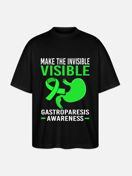 Intestinal disease Gastroparesis - Stanley/Stella Oversized Unisex Organic T-shirt Blaster 2.0 - black