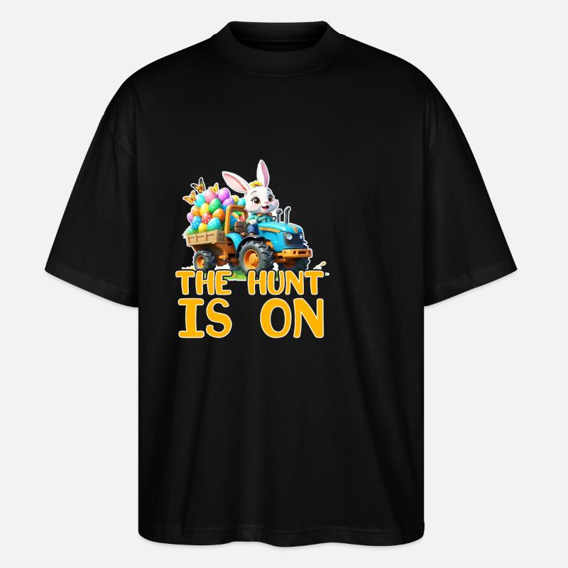 La chasse est lancée - T-shirt bio Blaster 2.0 coupe oversize Stanley/Stella Unisexe - noir