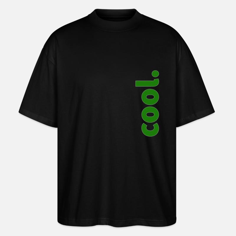 cool. - Stanley/Stella Oversized Unisex Bio T-Shirt Blaster 2.0 - Schwarz