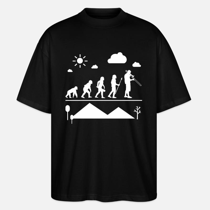 Posaune Posaune Evolution - Stanley/Stella Oversized Unisex Bio T-Shirt Blaster 2.0 - Schwarz