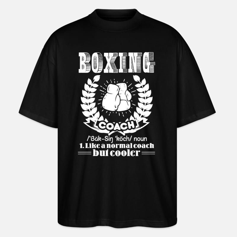 Boxing Coach Definition - Stanley/Stella Oversized Unisex Organic T-shirt Blaster 2.0 - black