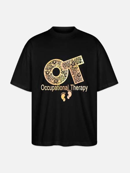Awesome Occupational Therapy - Stanley/Stella Oversized Unisex Organic T-shirt Blaster 2.0 - black
