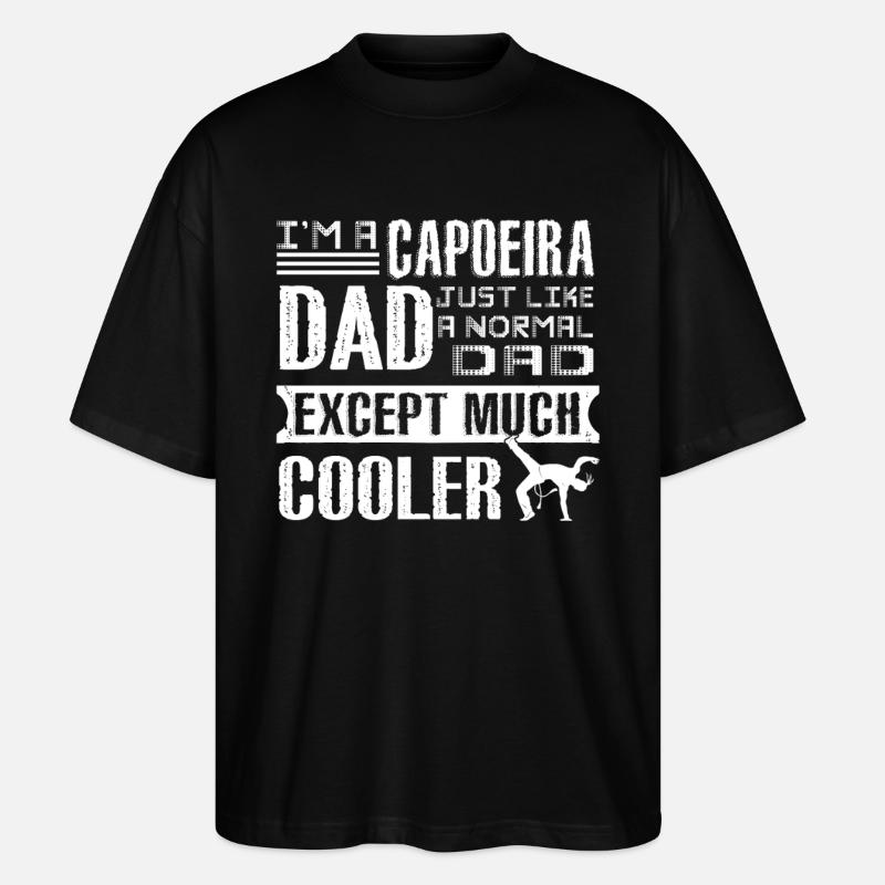 Cooler Capoeira Dad - Stanley/Stella Oversized Unisex Organic T-shirt Blaster 2.0 - black