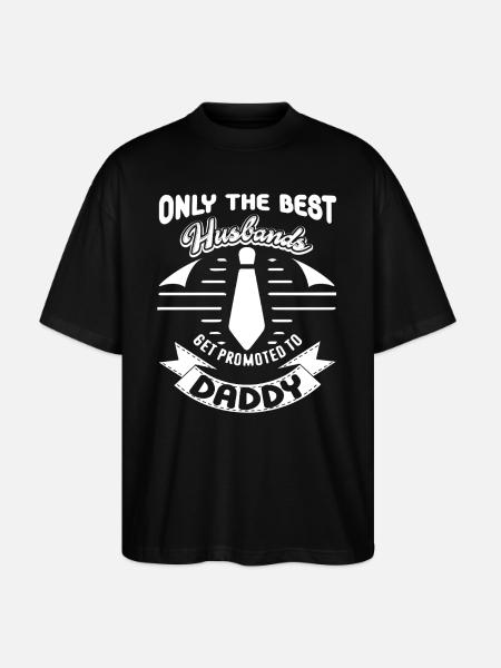 Father's Day Best Husbands - Stanley/Stella Oversized Unisex Organic T-shirt Blaster 2.0 - black