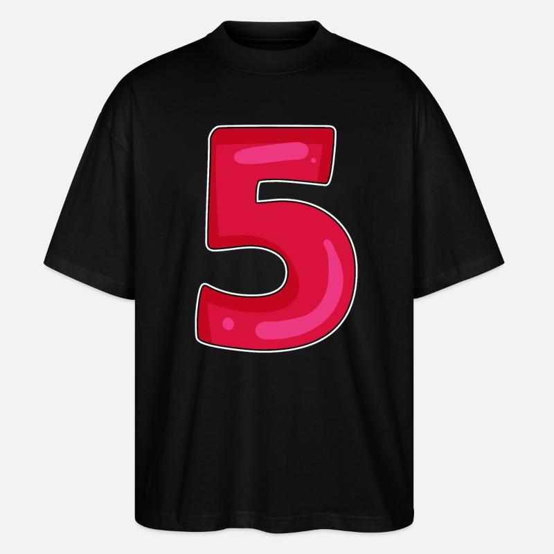 5 - Stanley/Stella Oversized Unisex Bio T-Shirt Blaster 2.0 - Schwarz