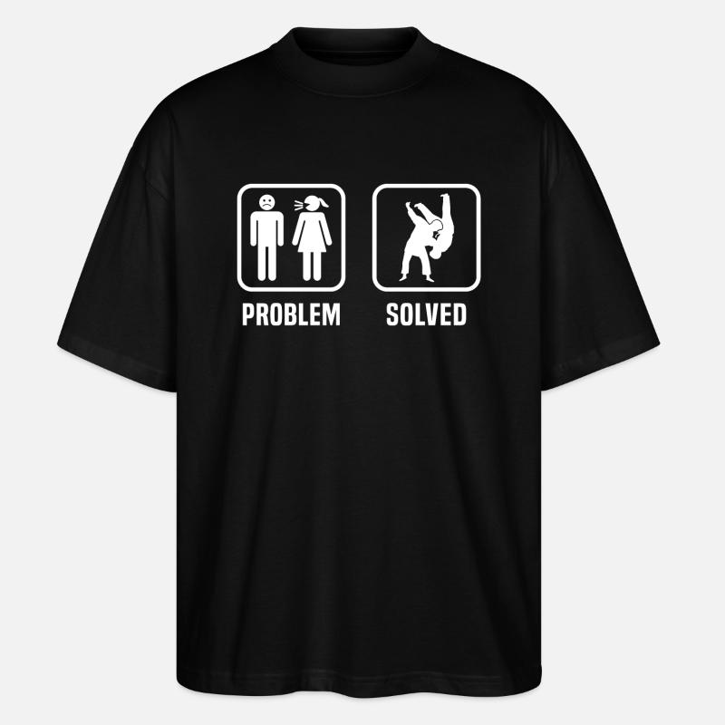 Problem Solved Judo - Stanley/Stella Oversized Unisex Organic T-shirt Blaster 2.0 - black