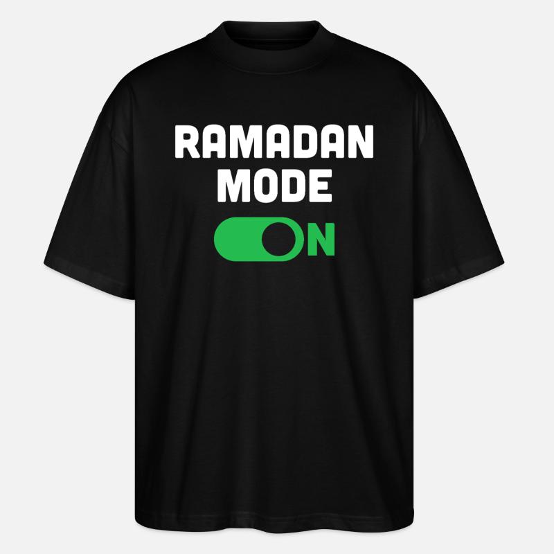 Mode Ramadan activé - T-shirt bio Blaster 2.0 coupe oversize Stanley/Stella Unisexe - noir