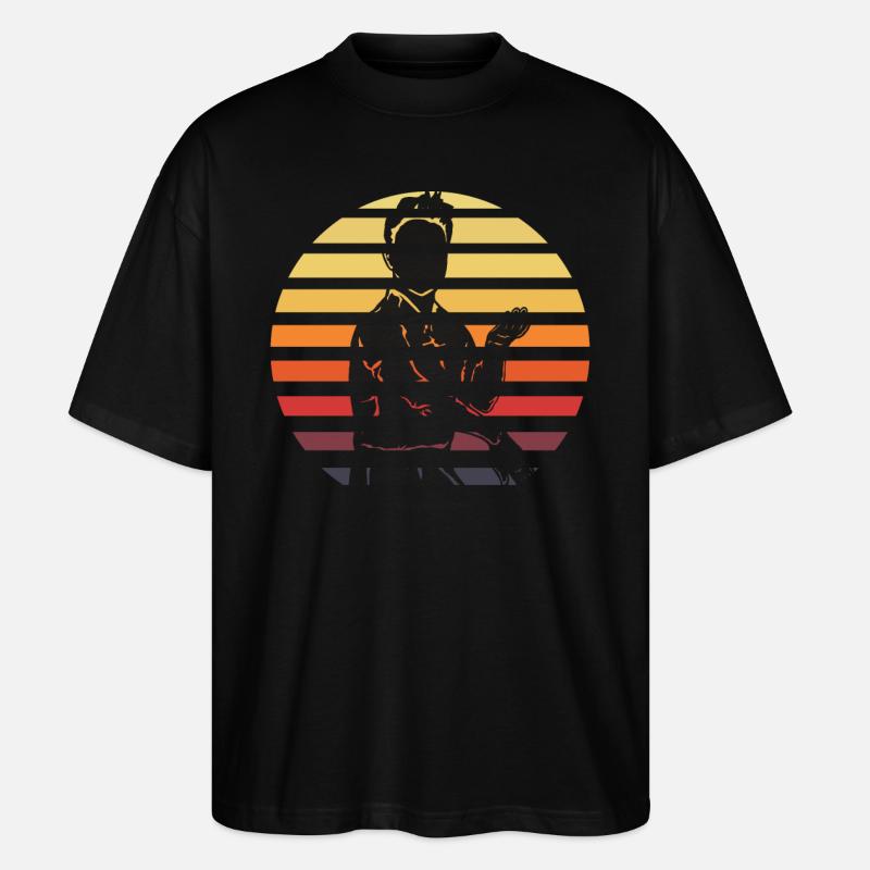 Wing Chun - Stanley/Stella Oversized Unisex Bio T-Shirt Blaster 2.0 - Schwarz