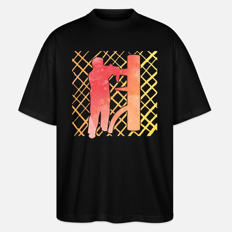 Wing Chun - Stanley/Stella Oversized Unisex Bio T-Shirt Blaster 2.0 - Schwarz