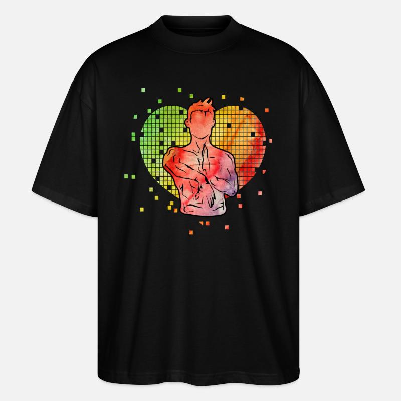 Wing Chun - Stanley/Stella Oversized Unisex Bio T-Shirt Blaster 2.0 - Schwarz
