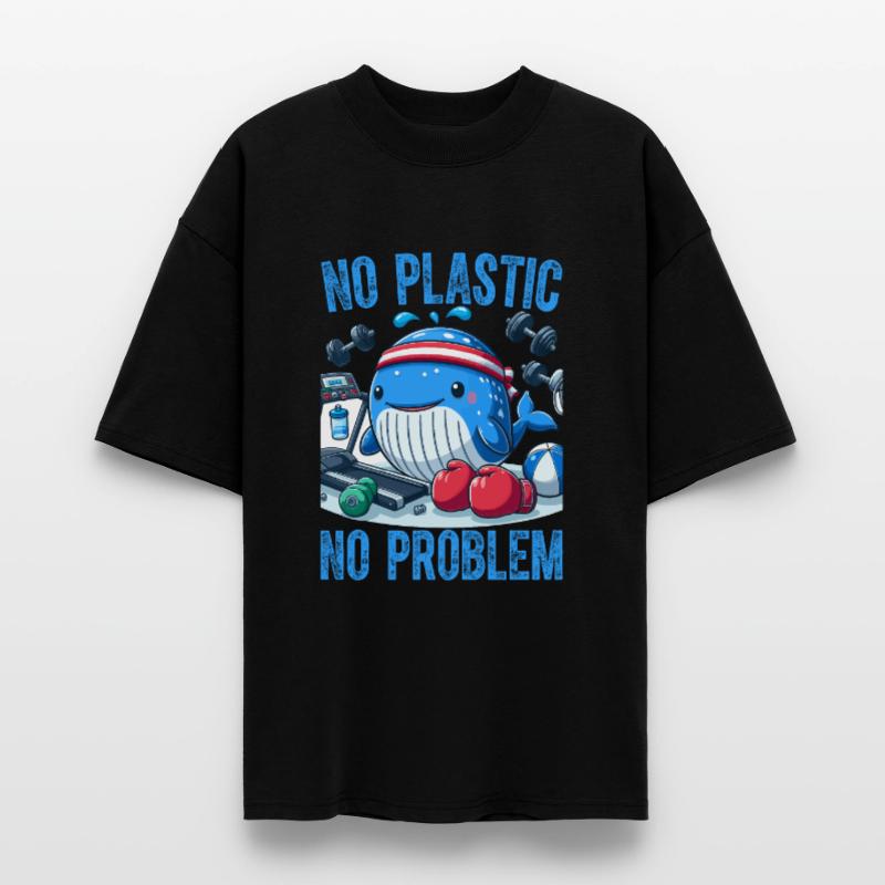 No Plastic No Problem Stanley/Stella Oversized Unisex Organic T-shirt Blaster 2.0