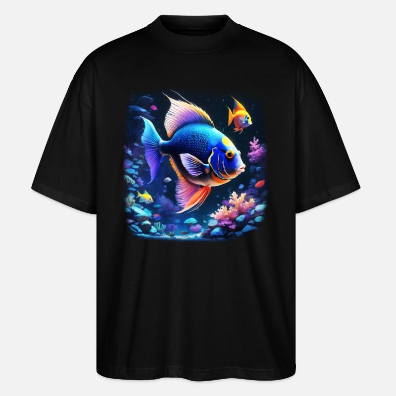 Skalar - Stanley/Stella Oversized Unisex Bio T-Shirt Blaster 2.0 - Schwarz