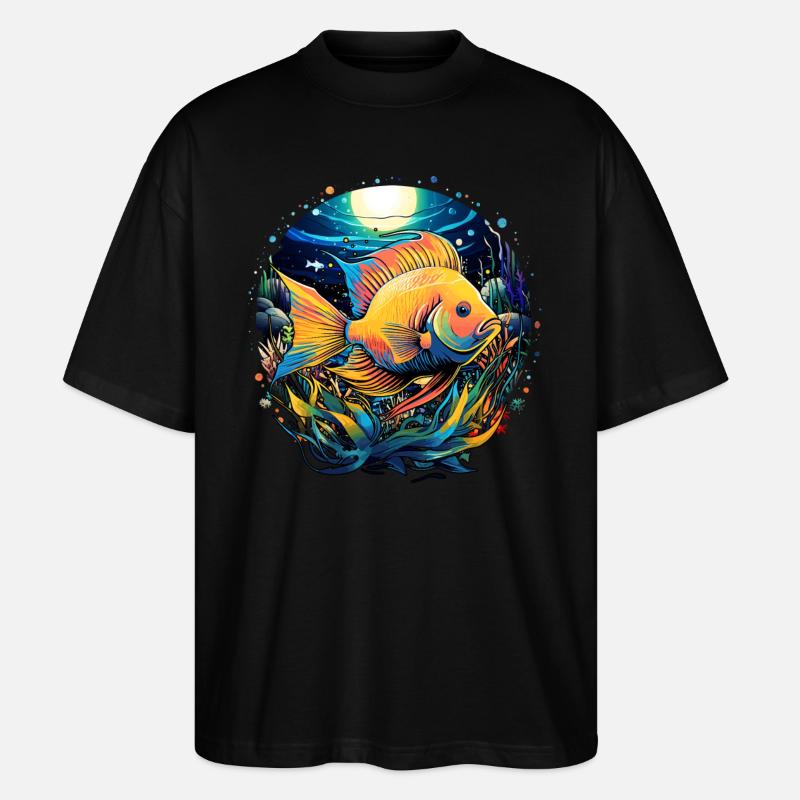 Skalar - Stanley/Stella Oversized Unisex Bio T-Shirt Blaster 2.0 - Schwarz
